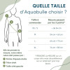 Echarpe de portage pour activité aquatique Aquabulle prune (taille L 42-44) NéoBulle document 2